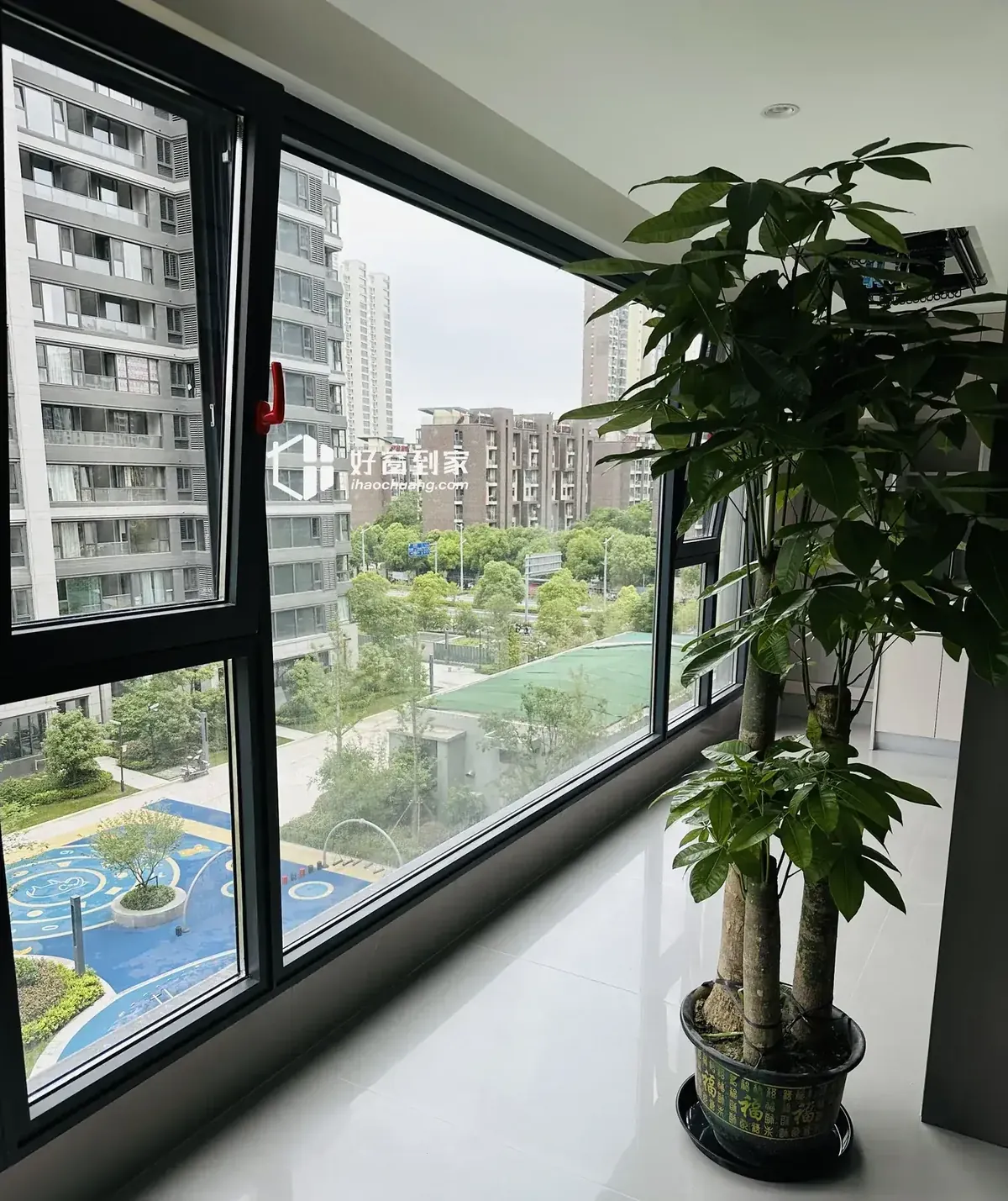 苏州相城翠樾庭 3阳台系统窗封窗实景图2