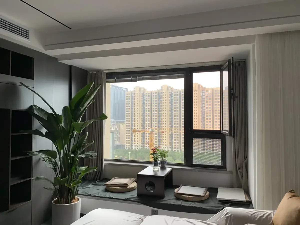苏州吴中国瑞熙墅阳台系统窗封窗实景图1