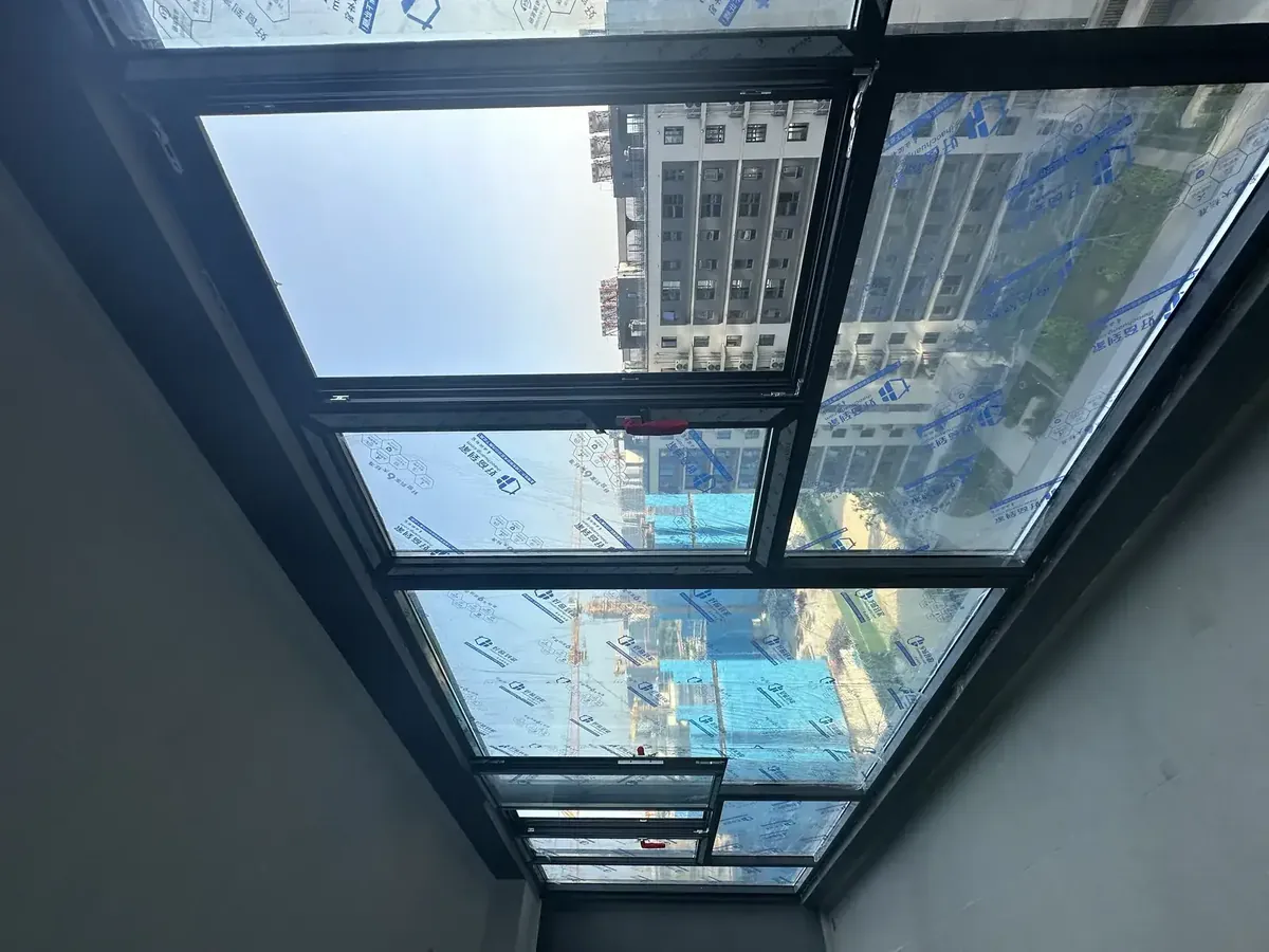 苏州姑苏云起平江雅园阳台系统窗封窗实景图4